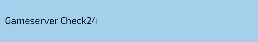 Gameserver Check24
